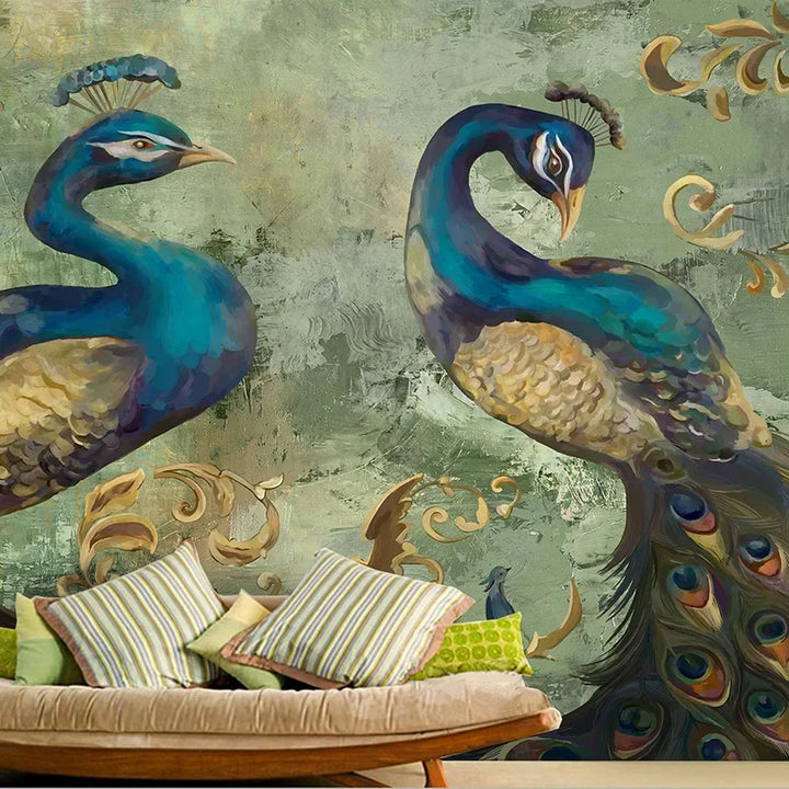 Abstract Peacock Wallpaper