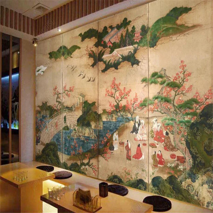 Antique Chinoiserie Wallpaper