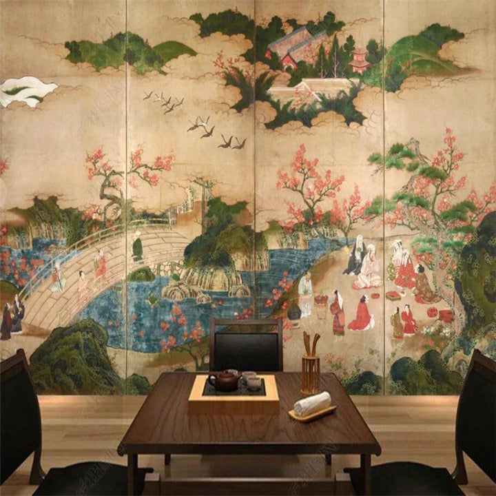 Antique Chinoiserie Wallpaper