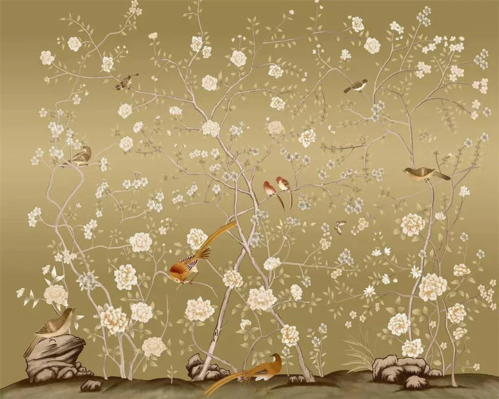 Chinoiserie Mural Wallpaper