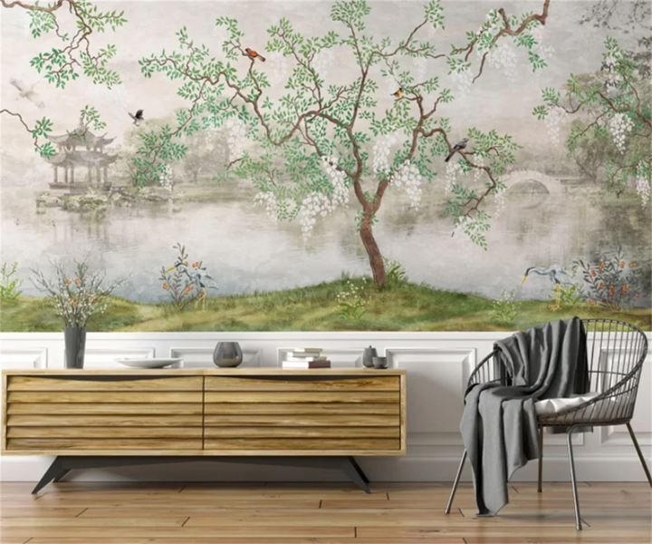 Chinoiserie Wallpaper Panels