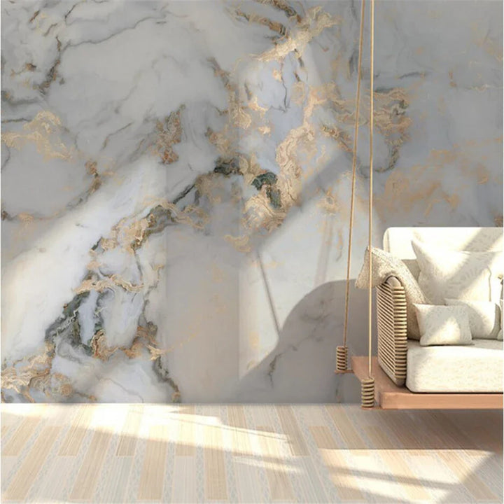 Faux Marble Wallpaper