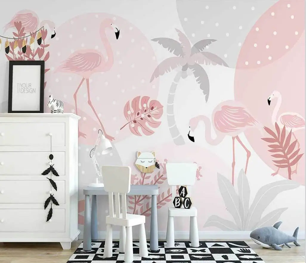 Flamingo Wallpaper Nursery