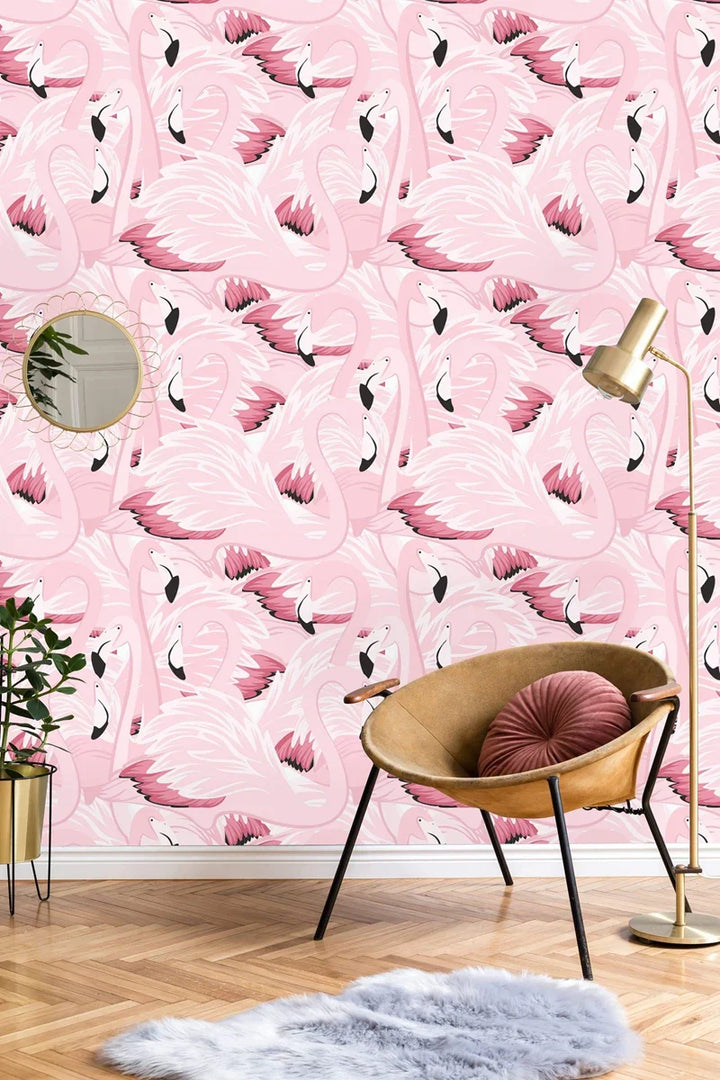 Flamingo Wallpaper Pink