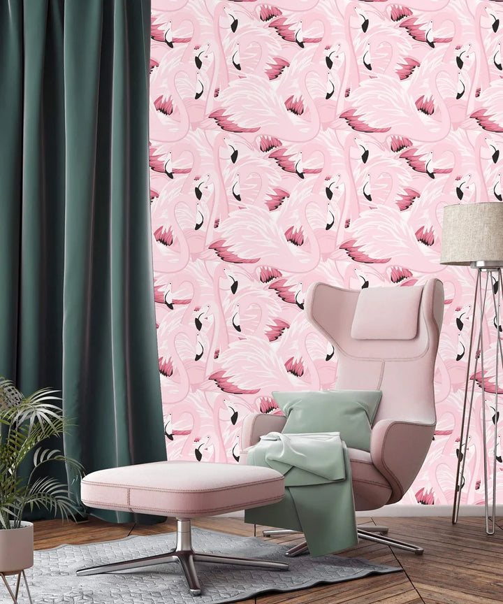 Flamingo Wallpaper Pink