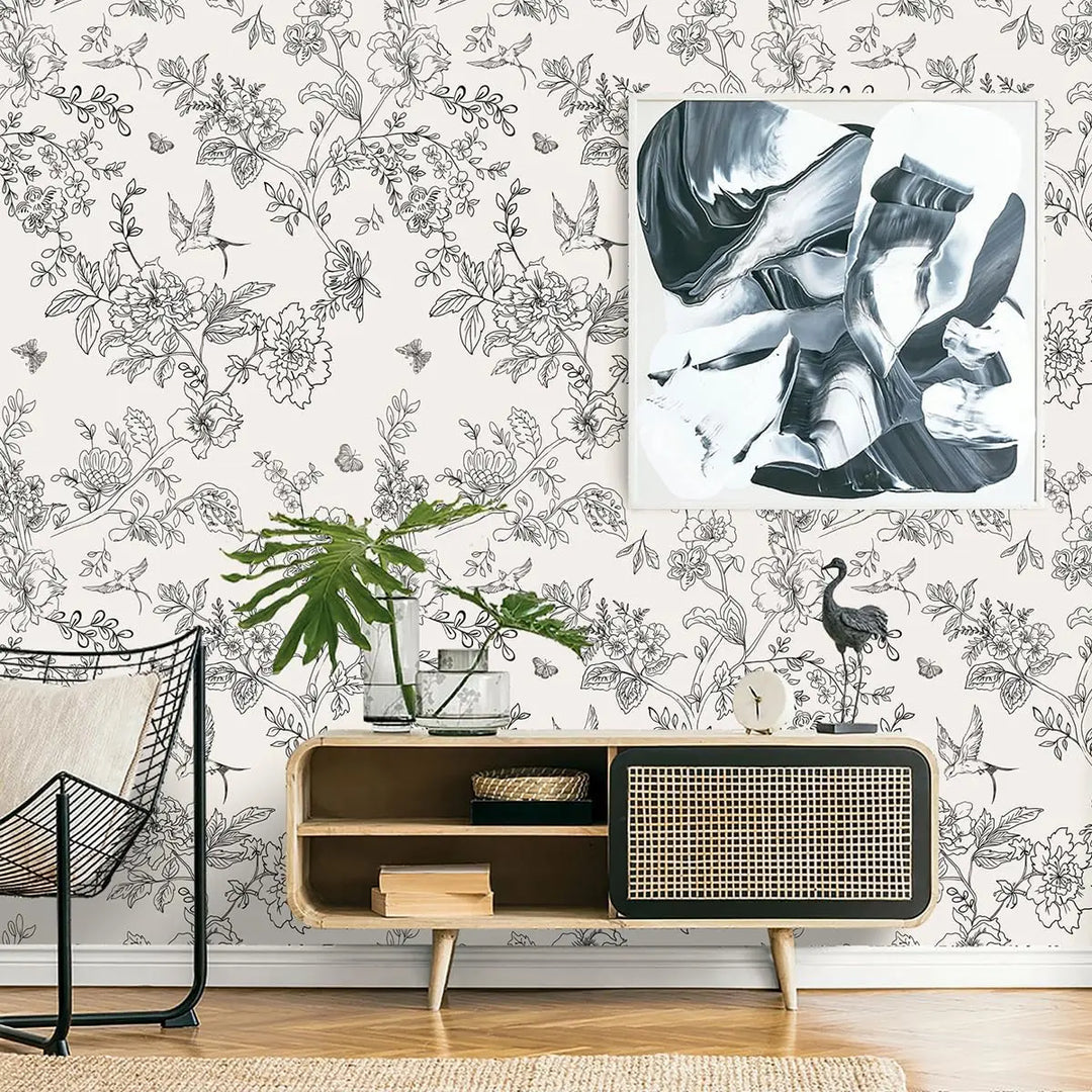 Floral Room Wallpaper