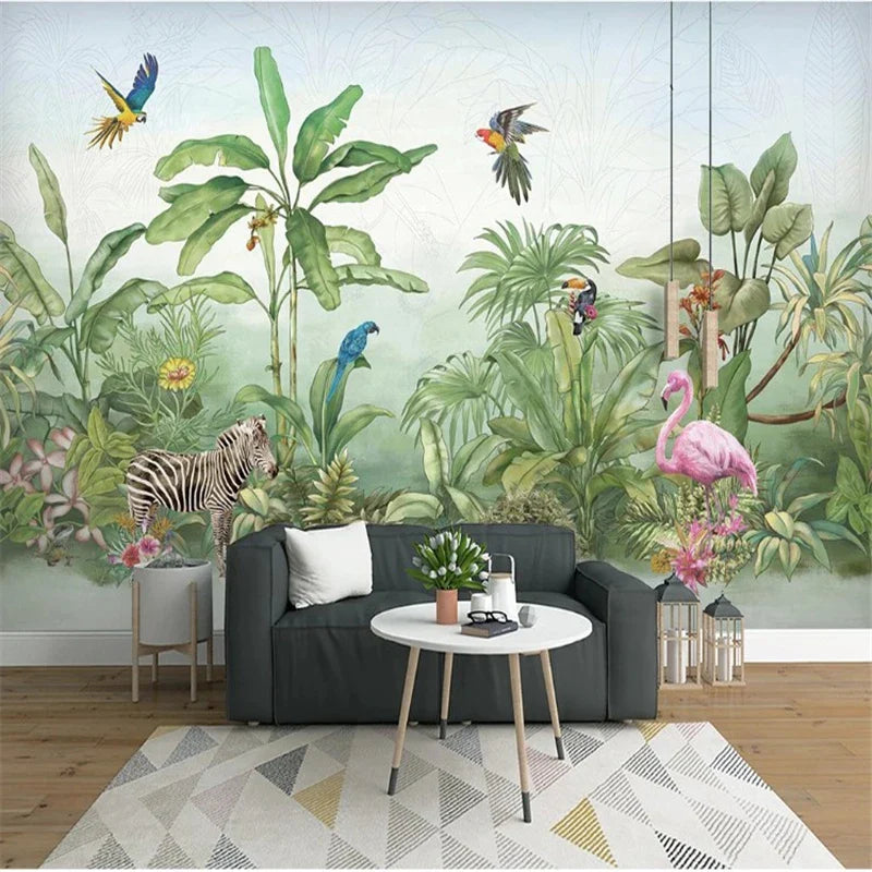 Floral Tropical Wallpaper