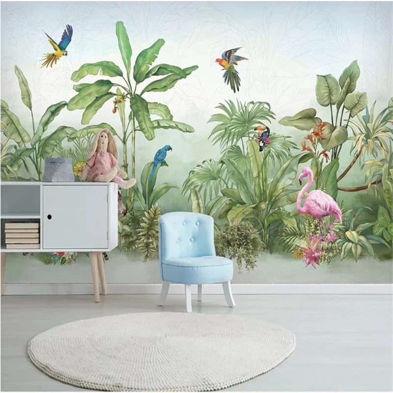 Floral Tropical Wallpaper