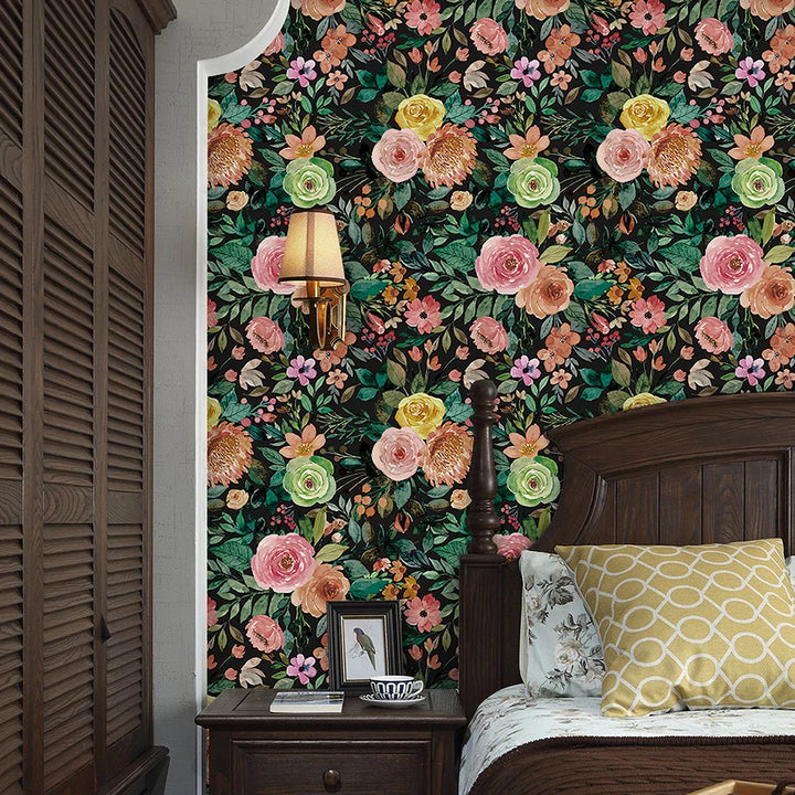 Floral Wallpaper Peony