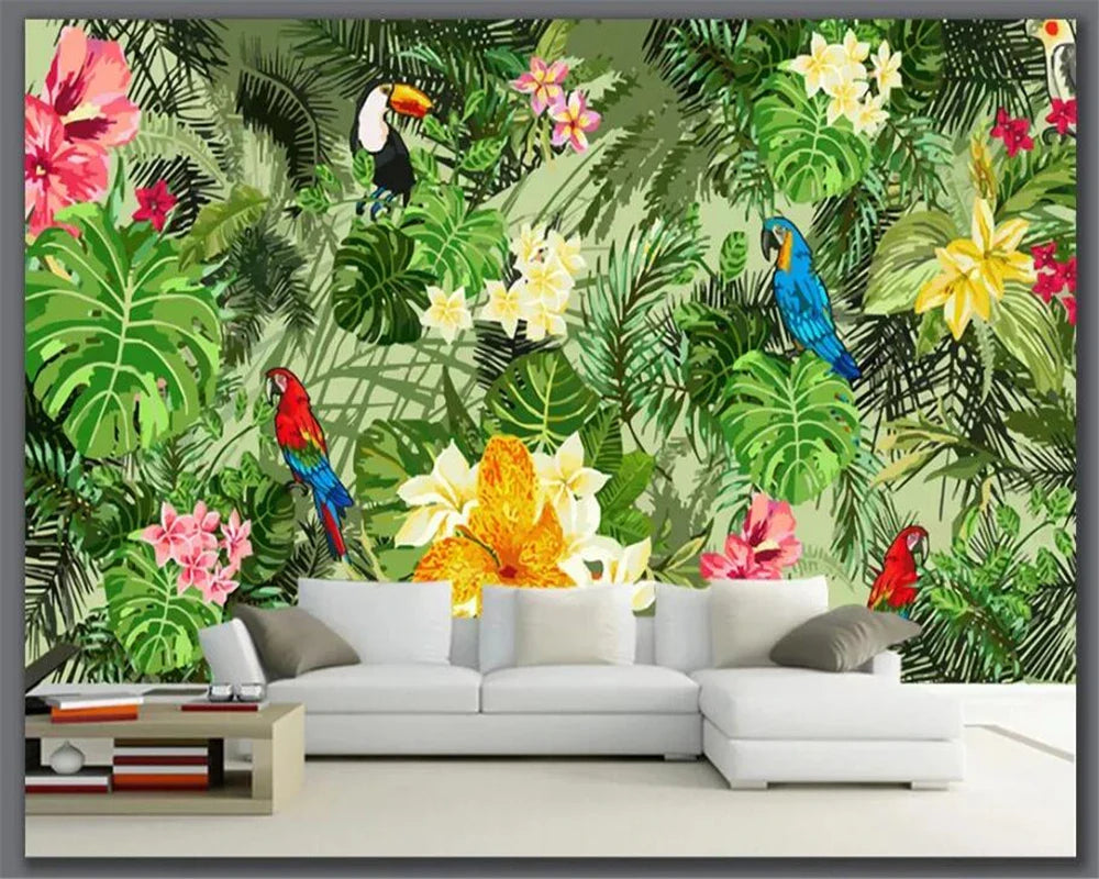 Jungle Leaf Wallpaper