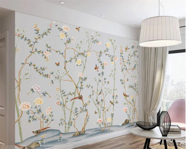 Modern Chinoiserie Wallpaper