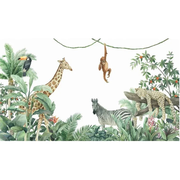 Nursery Safari Wallpaper