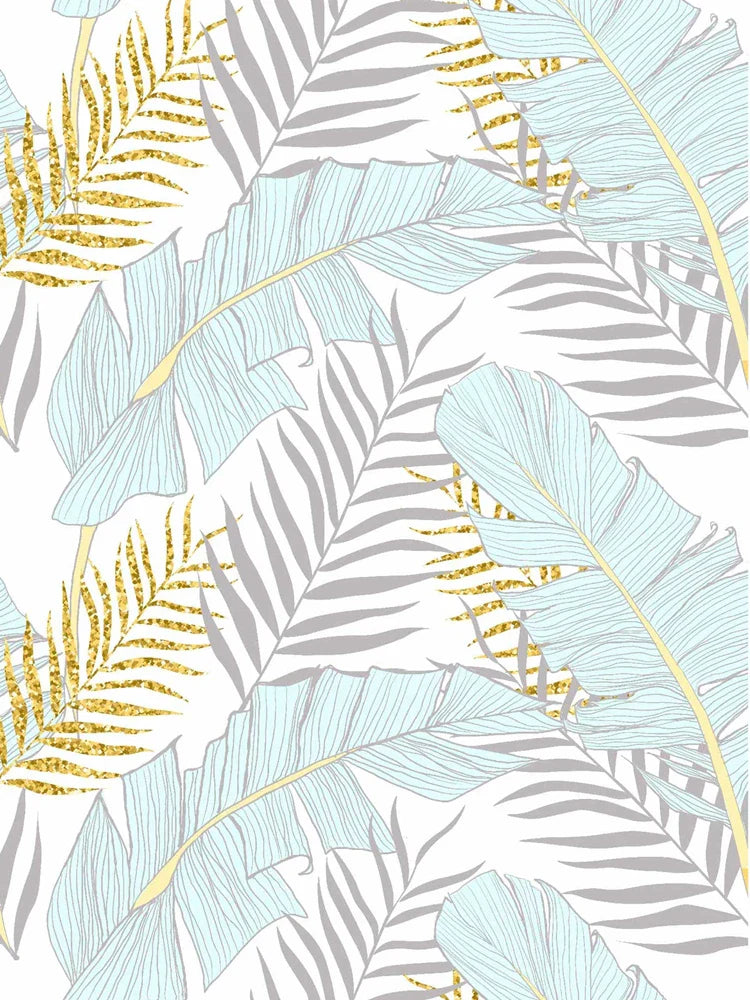 Peel And Stick Wallpaper Palm Leaves