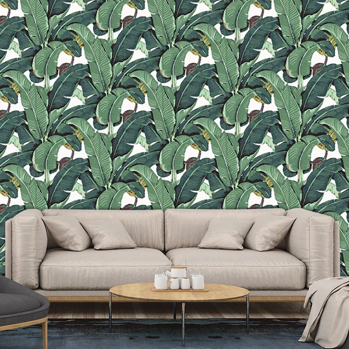 Wallpaper Leaves Pattern