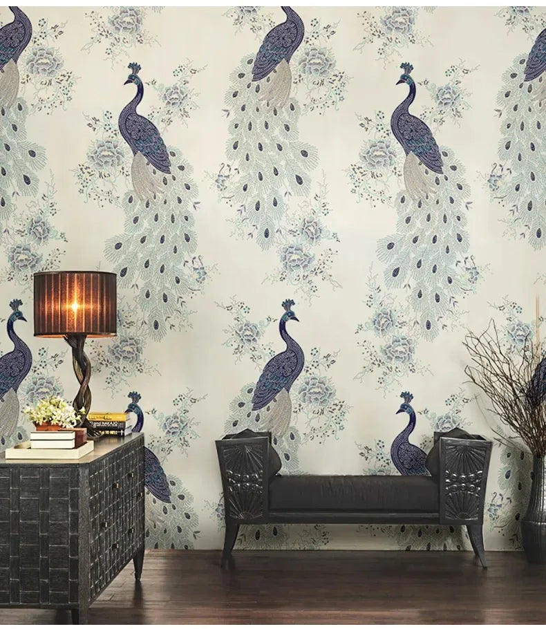 Wallpaper With Peacock