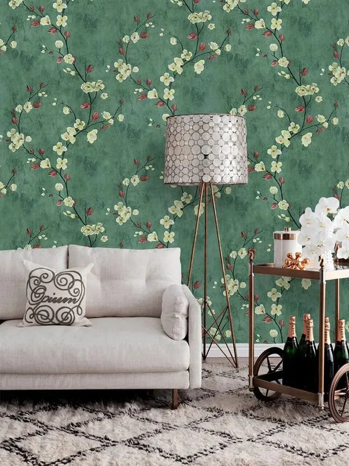 Wildflower Pattern Wallpaper